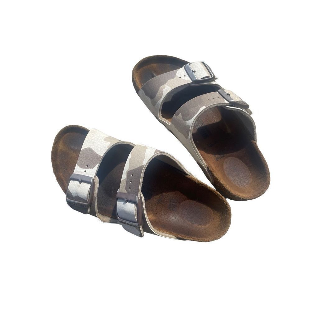Birkenstock Kids Sandals in Gray and Brown